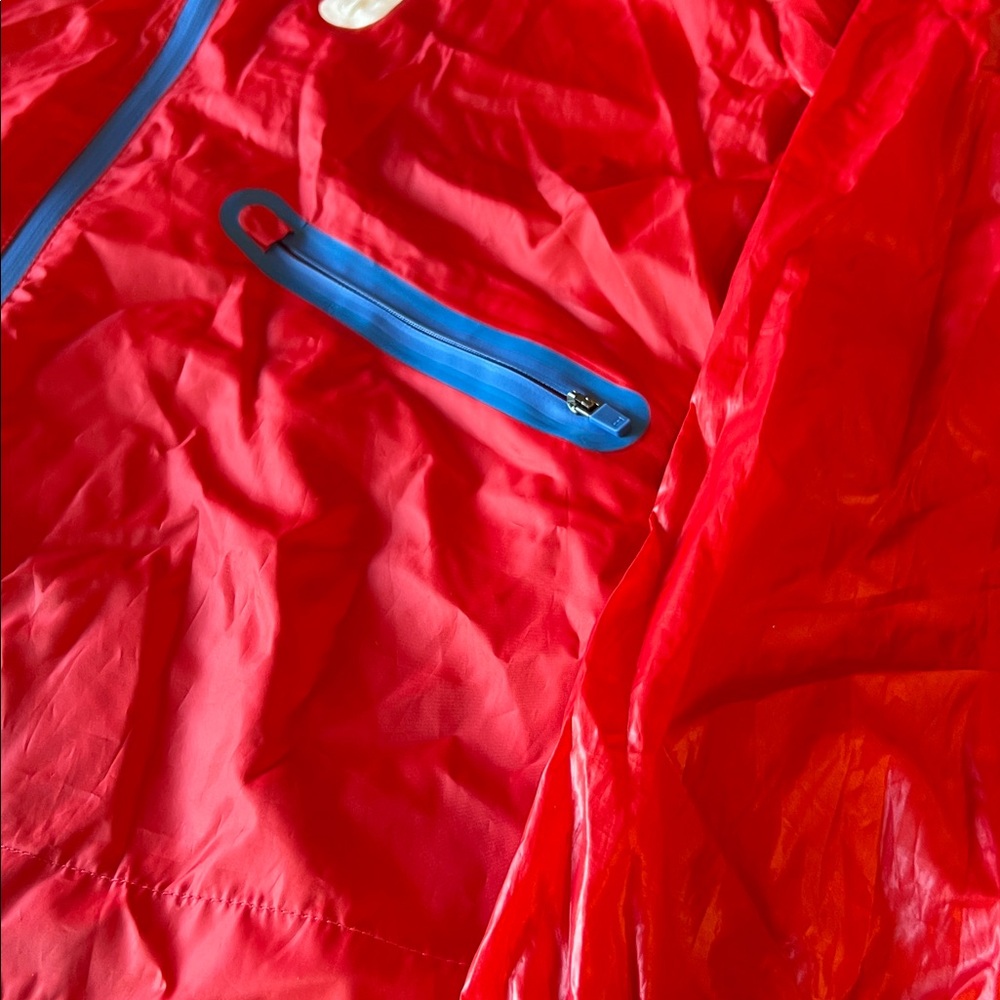 Tommy Hilfiger Red and Blue Raincoat windbreaker - size Large - Picture 4 of 5